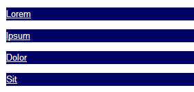 Отступы между элементами списка в IE