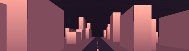 Анимация на CSS Ночная прогулка