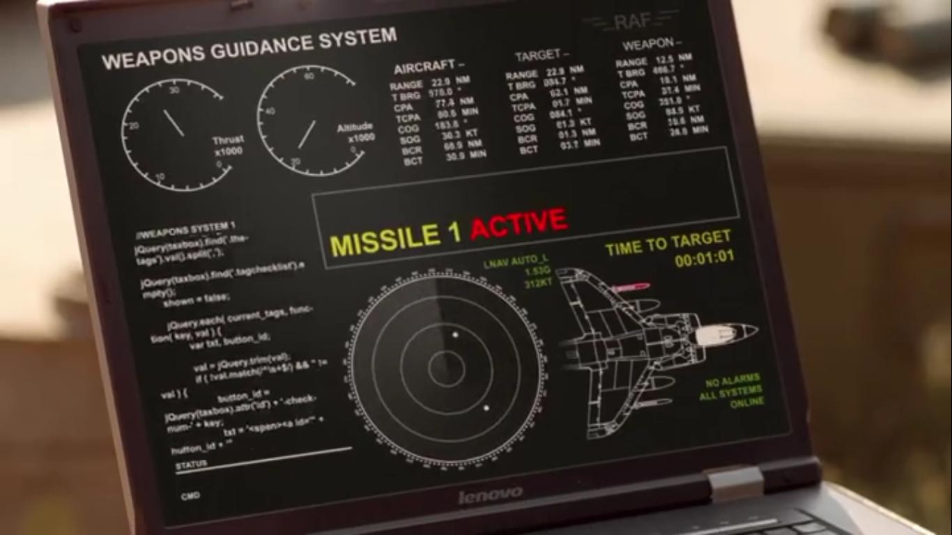 jQuery Missile Guidance System