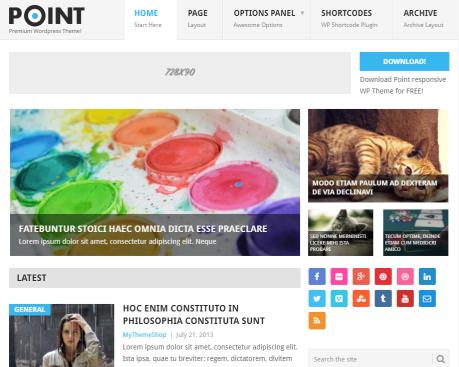 Point Multipurpose Wordpress Theme