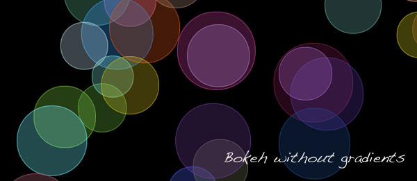 Pure CSS3 bokeh effect - 06