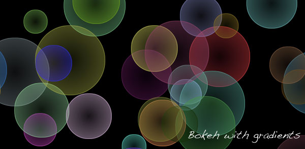 Pure CSS3 bokeh effect - 07