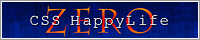 CSS HappyLife ZEROのバナー 200×40px