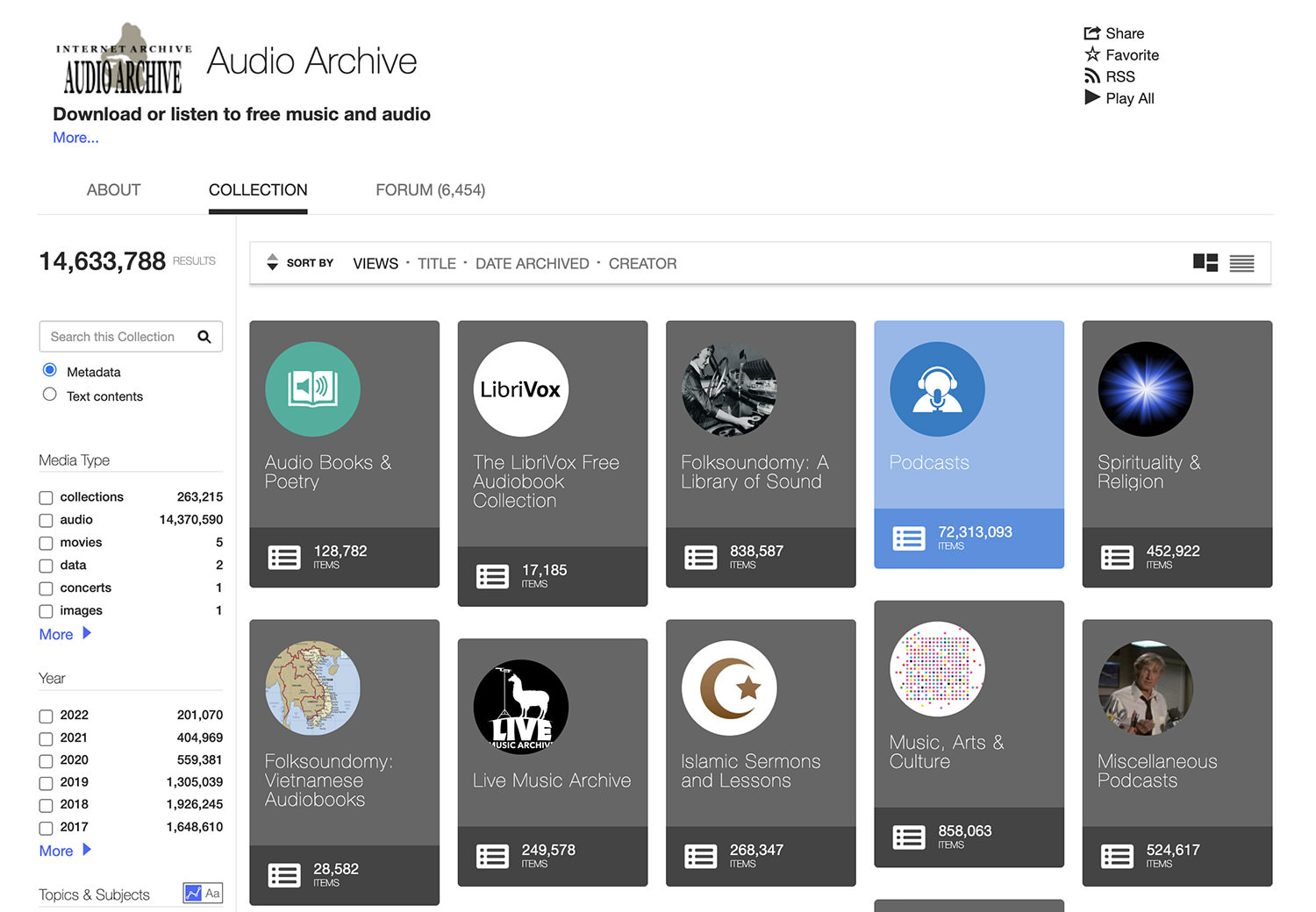 Audio Archive