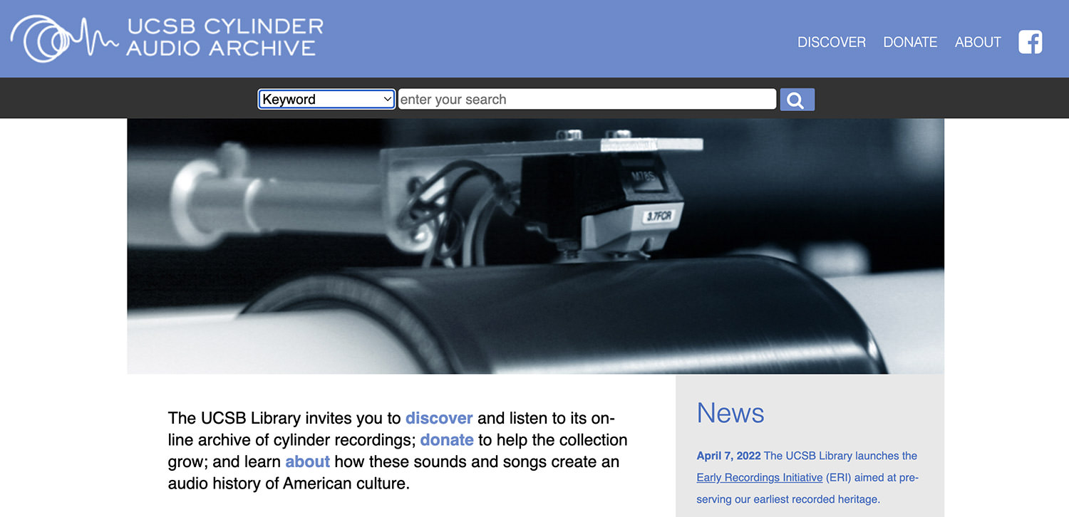 UCSB Cylinder Audio Archive