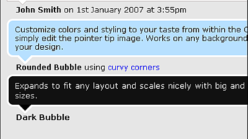 CSSで角がまるい吹き出しを作る「CSS Speech Bubbles」とか吹き出しいろいろ - GIGAZINE