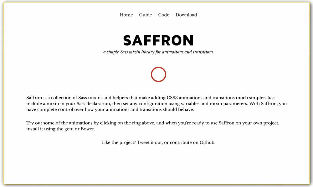 65+ SASS Mixins Library 9 Saffron