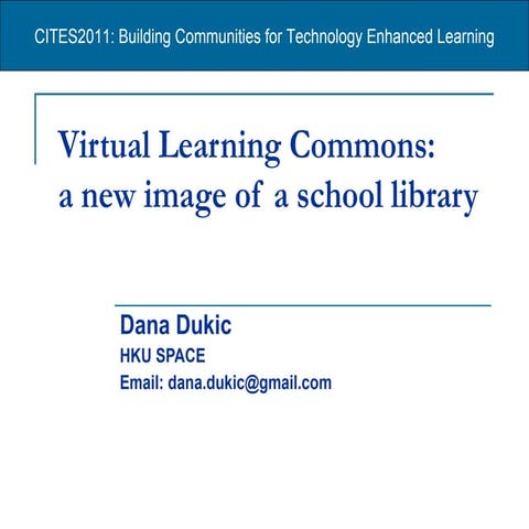 12  virtual learning commons