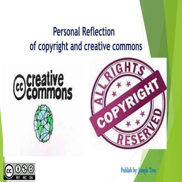 Copy right vs creative commons