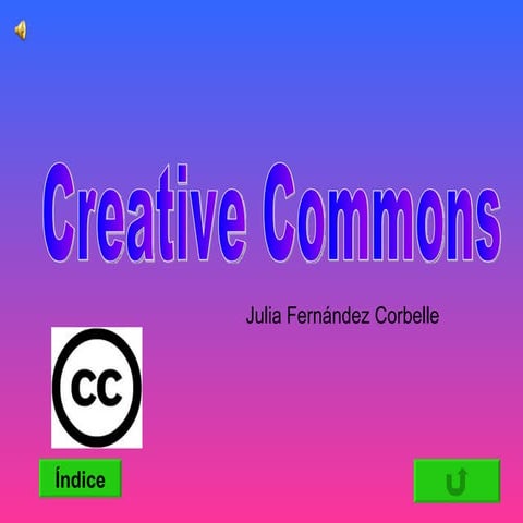 Creatice commons. julia