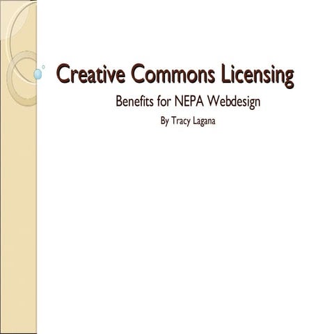 Creative Commons Licensing