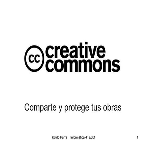 Licencias Creative Commons