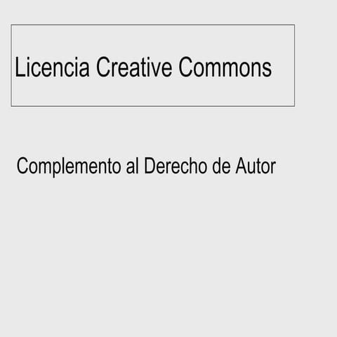 Creative commons