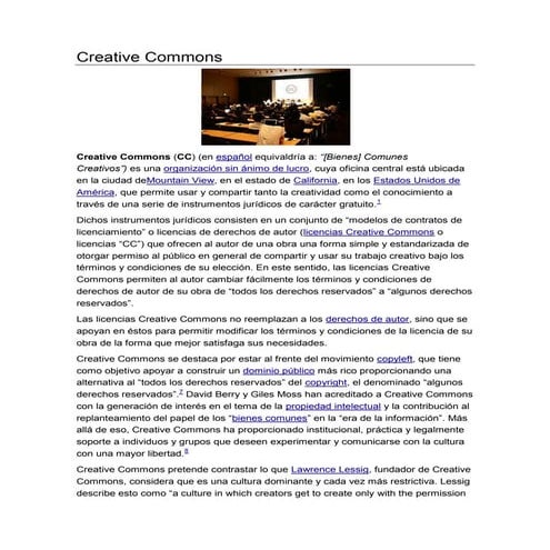Creative commons