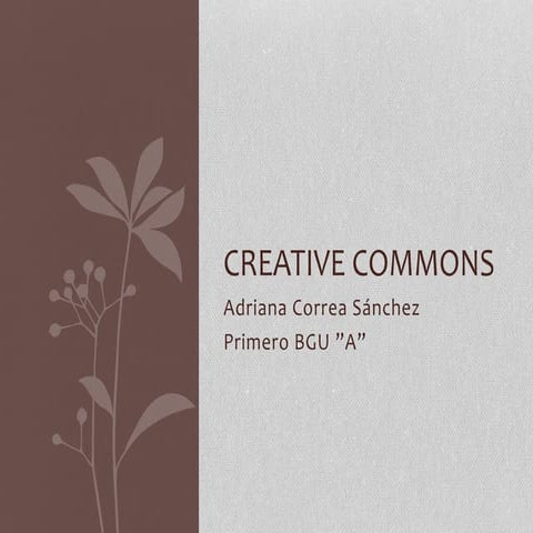 LIcencias Creative commons