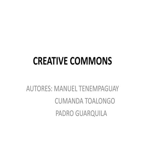 Creative commons