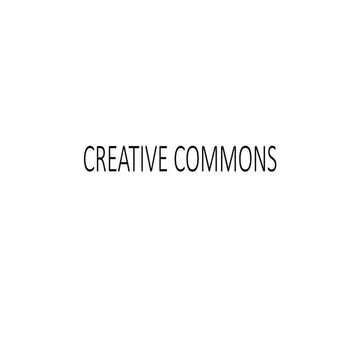 Creative commons