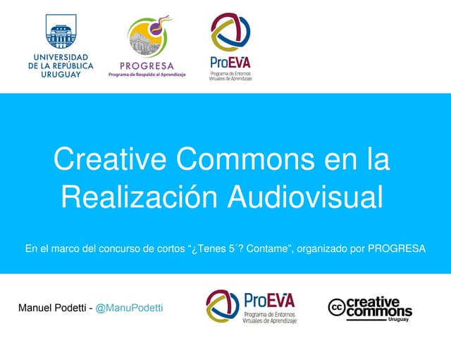 Creative Commons en la realización audiovisual