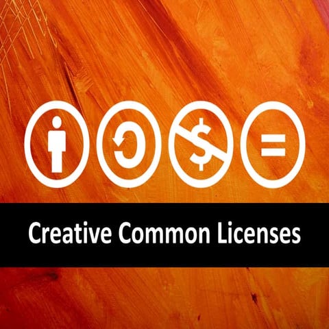 Creative commons licenses