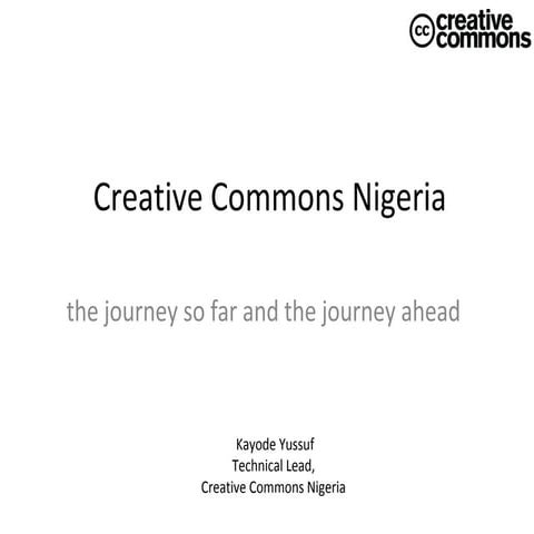 Creative commons nigeria kayode
