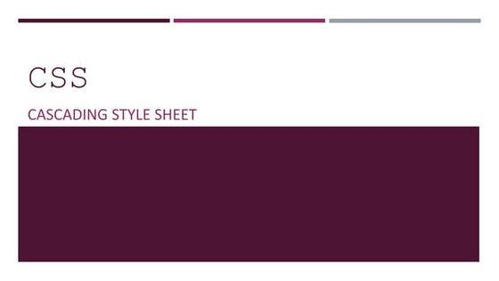 Css