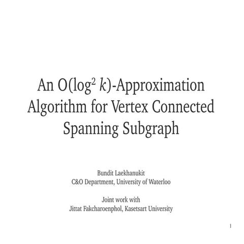 An O(log^2 k)-approximation algorithm for k-vertex connected spanning subgraph