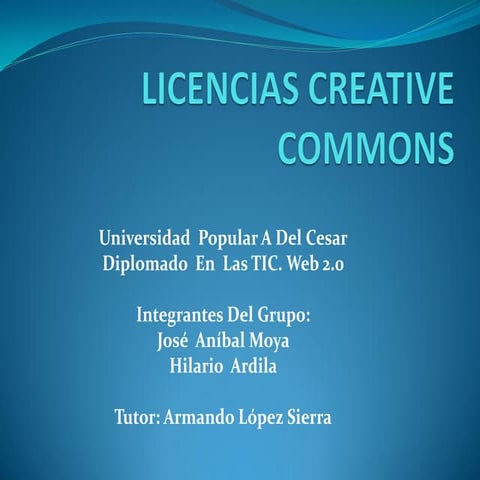 Las licencias creative commons 1