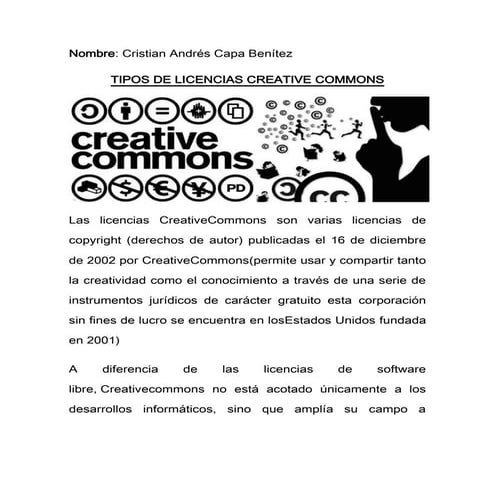 Licencia creative commons