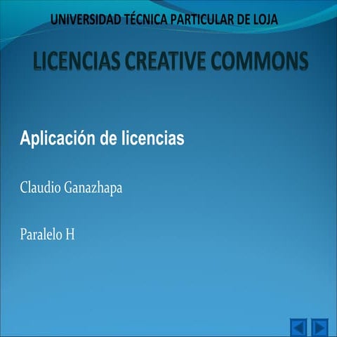 Licencias creative commons