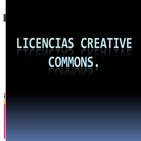 Licencias creative commons