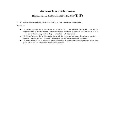 Licencias creative commons