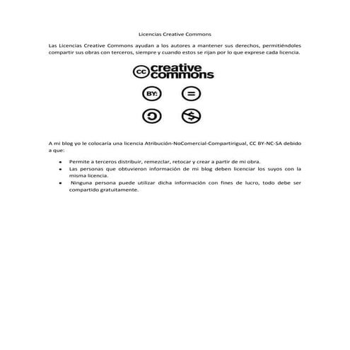 Licencias creative commons