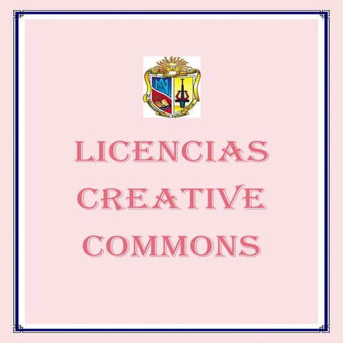 Licencias  creative commons
