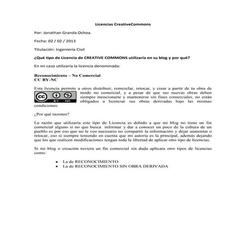 Licencias creative commons