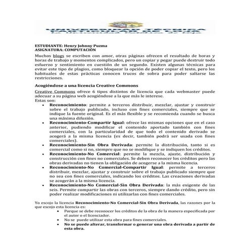 Licencias creative commons