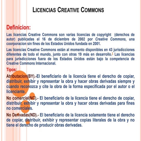 Licencias creative commons