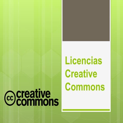 Licencias creative commons
