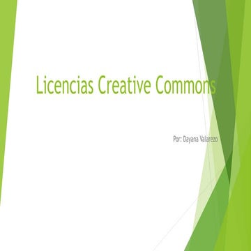 Licencias creative commons