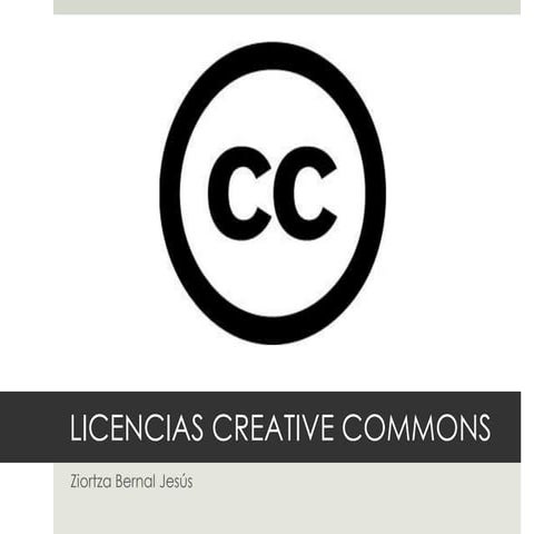 Licencias creative commons