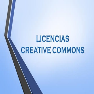 Licencias creative commons