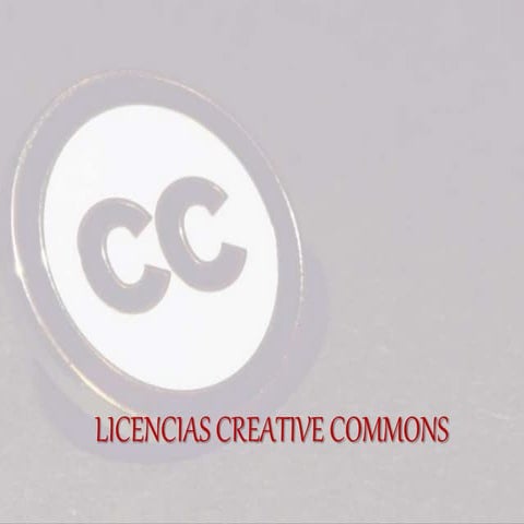 Licencias creative commons
