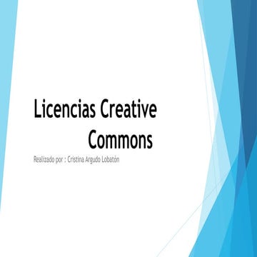 Licencias creative commons