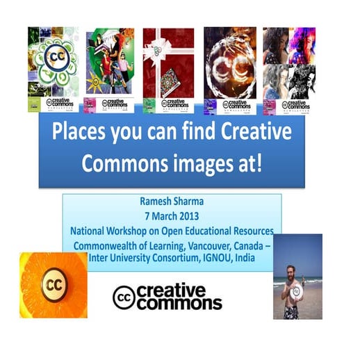 Places you can find creative commons images at