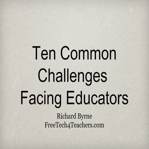 Ten common challenges