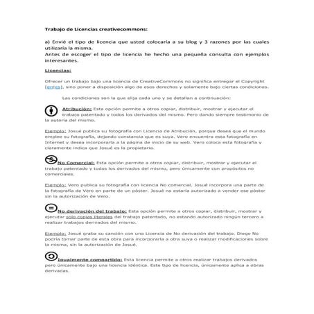 Trabajo de licencias creative commons compu