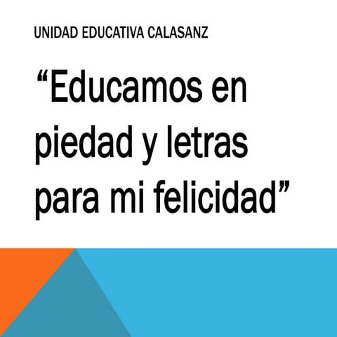 Unidad educativa calasanz creative commons