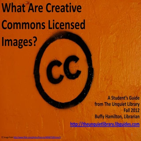 What Are Creative Commons Licensed Images? A Student’s Guide  from The Unquie...