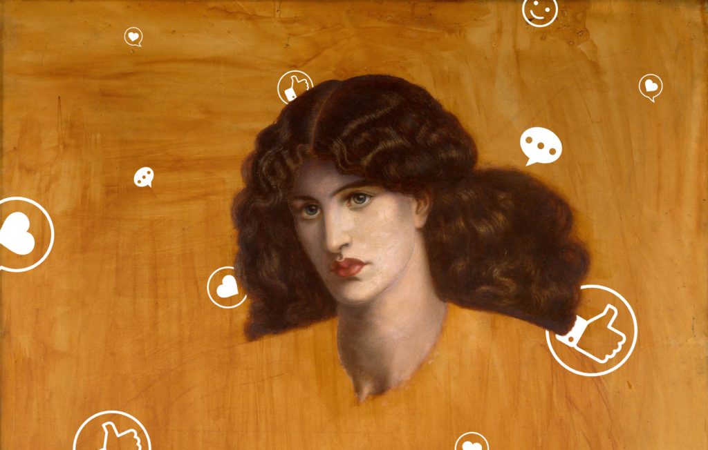 La Donna Della Finestra with icons