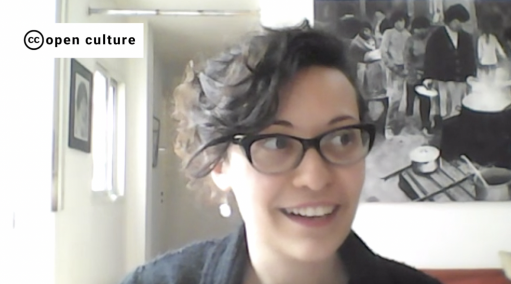 Screenshot from Angie Cervellera from Open Culture Voices by Creative Commons, Creative Commons Attribution 4.0 License