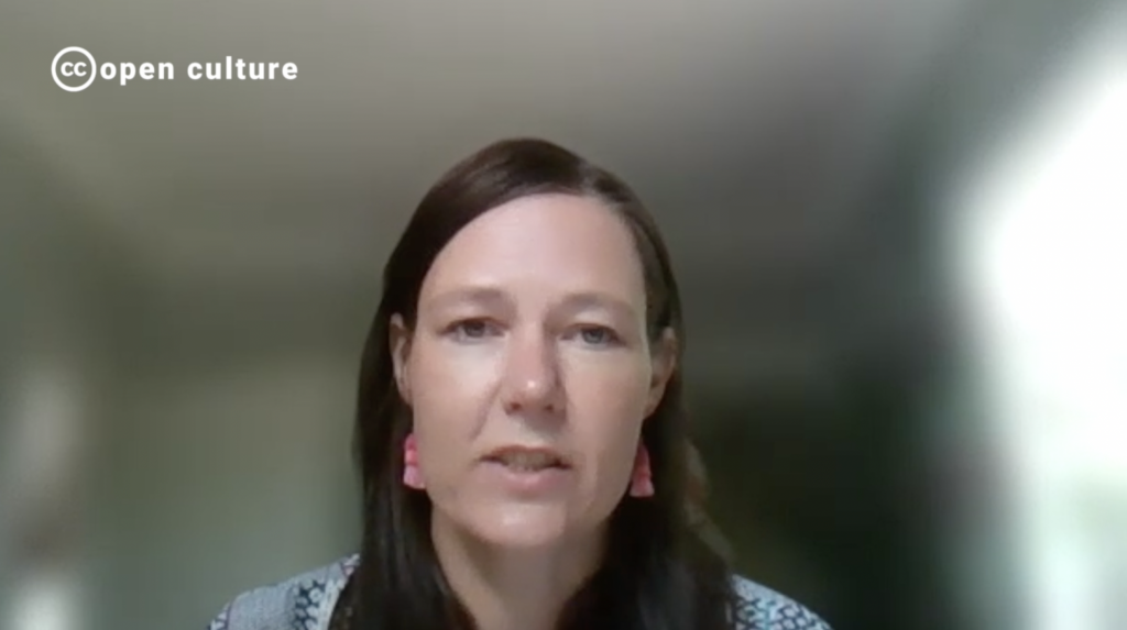 Screenshot from Kristy von Gogh from Open Culture Voices by Creative Commons, Creative Commons Attribution 4.0 License